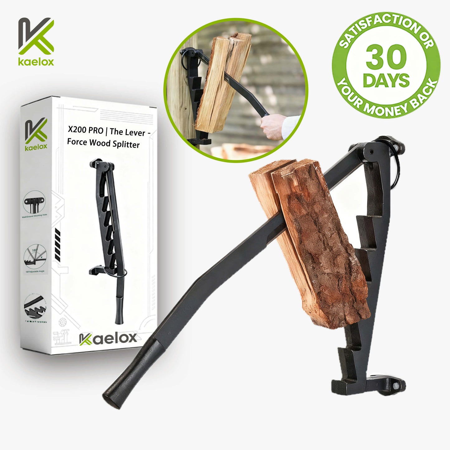 X200 PRO | The Lever‑Force Wood Splitter