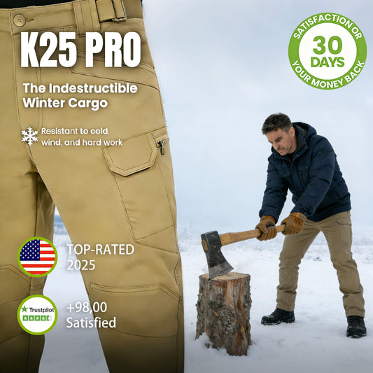K25 PRO | The Indestructible Winter Cargo Trousers