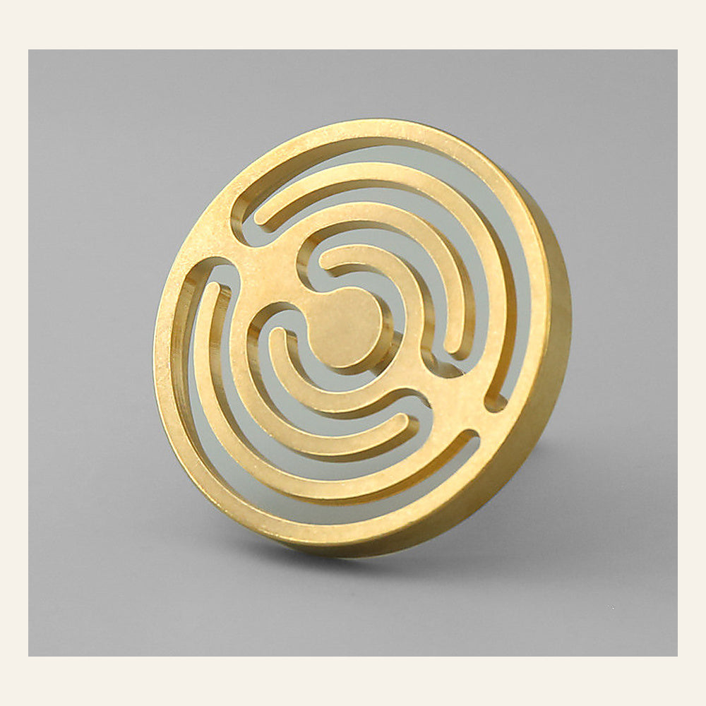 Concentric Circle Seal Mold 6.0 cm