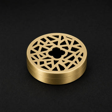 Openwork Brass Lotus Burner