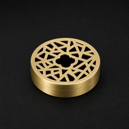 Openwork Brass Lotus Burner