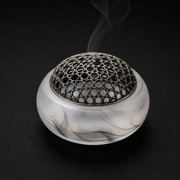 White Marble Dome Burner